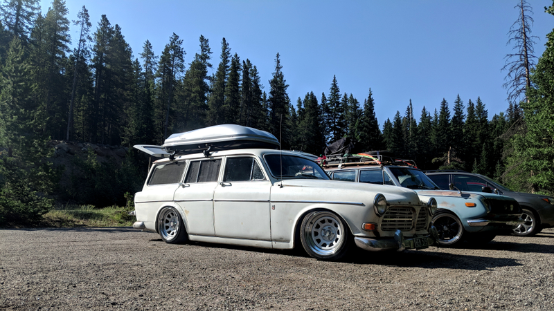 Illustration for article titled The Best Thing to Do With Your Freshly Engine Swapped 1966 Volvo Is Drive Across the Country